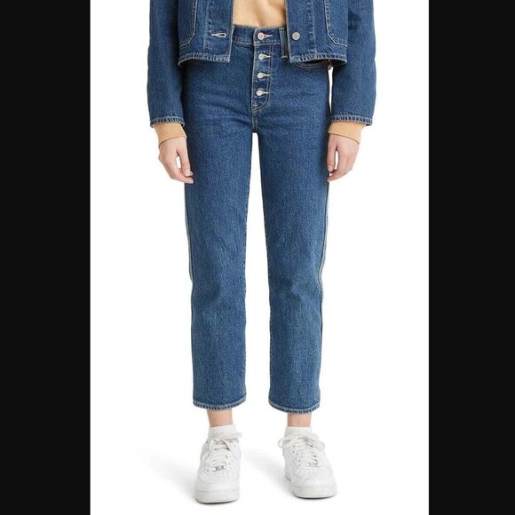 Levi’s Premium Wedgie Straight Utility Jeans – Size 29 - Picture 1 of 15